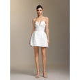 thumbnail image 2 of Minifalda sin tirantes con cuello en V y pedrería Dress Yamaly, 2 of 6