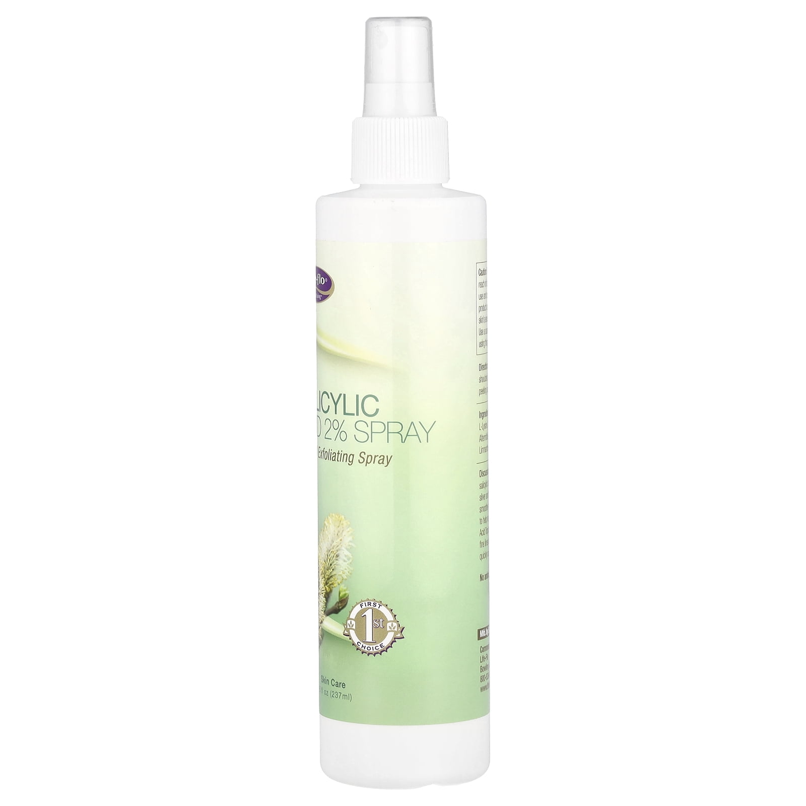 Life-Flo Salicylic Acid Spray | Topical Exfoliating Spray | 2% Salicylic Acid for Skin, Fine Lines, Wrinkles, Acne | 8 oz