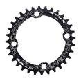 thumbnail image 2 of icleta de carretera con plato, 32/34/36 / 38T BCD 104 icleta de monta?a Anillo de cadena de manivela simple de acero Speedway Anillo de manivela de velocidad única Reemplazo para icleta(38TNegro) Ecomeon no, 2 of 6