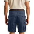 thumbnail image 5 of HKYNLAG Men's Twill Cargo Short Lightweight Classic Fit Hiking Shorts Outdoor Workwear Pants for Men with Multi Pockets (No Belt) Navy 3XL, 5 of 5