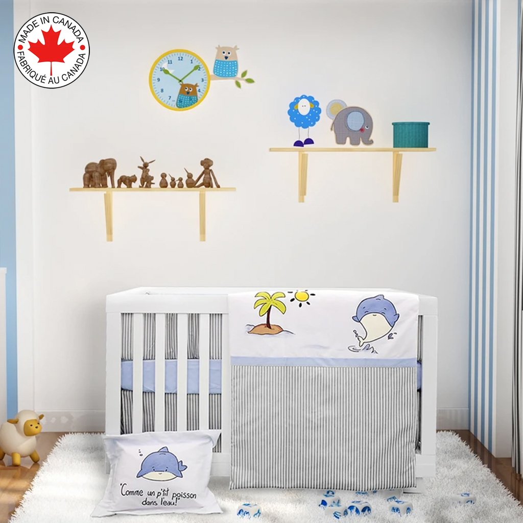 dolphin crib bedding