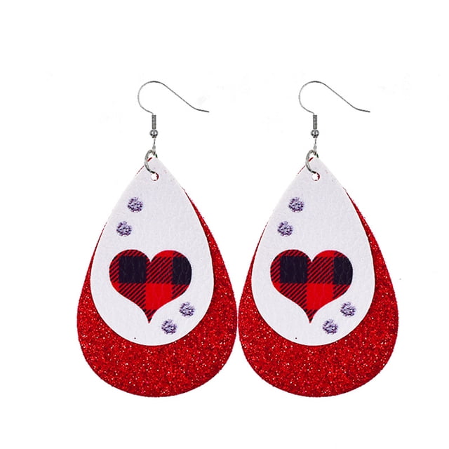 Qarigey Pendientes colgantes con estampado geométrico Popular, decoraciones de regalo de aniversario, múltiples estilos diarios, colgante para colgar Ropa, zapatos y accesorios Miscelánea Tipo 1 1 Qarigey AP010058-01