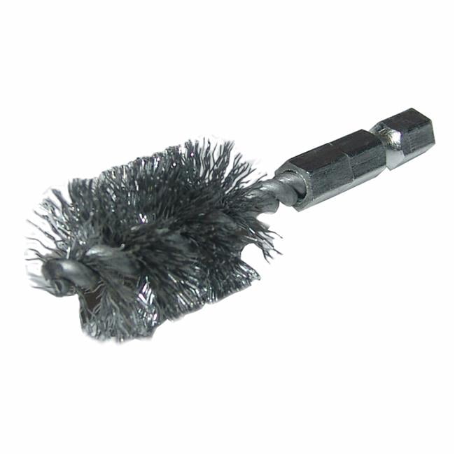 Steel brush for drill