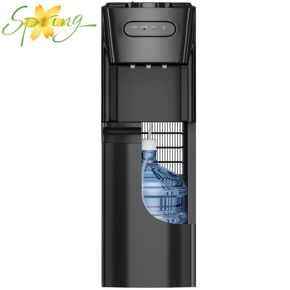 Patiosunny Bottom-Loading Water Dispenser 3 Temperatures, 5 Gallon Water Cooler, No More Heavy Lifting, Simple Push-Button Operation, Child Lock, Energy Saving for Home Office Gym