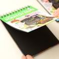 thumbnail image 3 of Lubelski Kids Rainbow Colorful Scratch Art Kit Magic Drawing Painting Paper Notebook Gift, 3 of 8