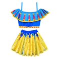 thumbnail image 2 of Girls Princess Bathing Suits Ruffle Two Piece Swimsuits Swimwear, 2 of 6