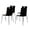 Espresso, variant on Hampden Furnishings Alexis Collection Wood Stack Chair, Espresso, Pack of 4
