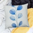 thumbnail image 2 of BANET Blue Yellow Outdoor Pillow Covers, Watercolor Flower Leaves Decorative Throw Pillows,Plant Floral Leaf Spring Summer Seasonal Decor Pillowcase Cushion Cover for Couch Sofa White, 2 of 5