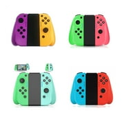 Wireless Controller Left & Right Gamepad Bluetooth Connection for Switch Joy-Con Joypad Game(Blue Red)