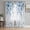 Blue, variant on Sheer Curtains 45 Inch Length 2 Panels Set for Kitchen, Navy Blue Eucalyptus Leaves Semi Sheer Curtains for Windows, Retro Country Leaf Botanical Voile Window Treatments Rod Pocket Curtain
