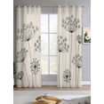 thumbnail image 2 of Farmhouse Dandelion Sheer Curtains 84 Inch Length 2 Panels Set for Living Room/Bedroom, Spring Modern Minimalist Country Flower Kitchen Curtains Grommet Curtains Window Treatments 52"x84"x2, 2 of 7