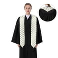 thumbnail image 4 of Zufioo Rubber Duck Showe Print Graduation Shawl Ribbon, Graduation Ribbon for Male and Female Graduates-Sharp Corner, 4 of 7