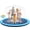 127 Inch, variant on 107inch Extra Large Non-Slip Splash Pad Sprinkler for Kid and Dog, Kiddie Dog Pool, Toddler Outdoor Toys for Ages 3-12 Boys Girls, Summer Outdoor Water Kids Toys, Parent Games, Backyard, Lawn