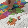 thumbnail image 4 of Ambesonne Colorful Jigsaw Puzzle, USA Map with States, Heirloom-Quality Fun Activity for Family Durable Cardboard, 1000 pcs, Multicolor, 4 of 5