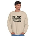 thumbnail image 5 of US Army Logo My Mom Defending Freedom Sweatshirt for Men or Women Brisco Brands 4X, 5 of 6