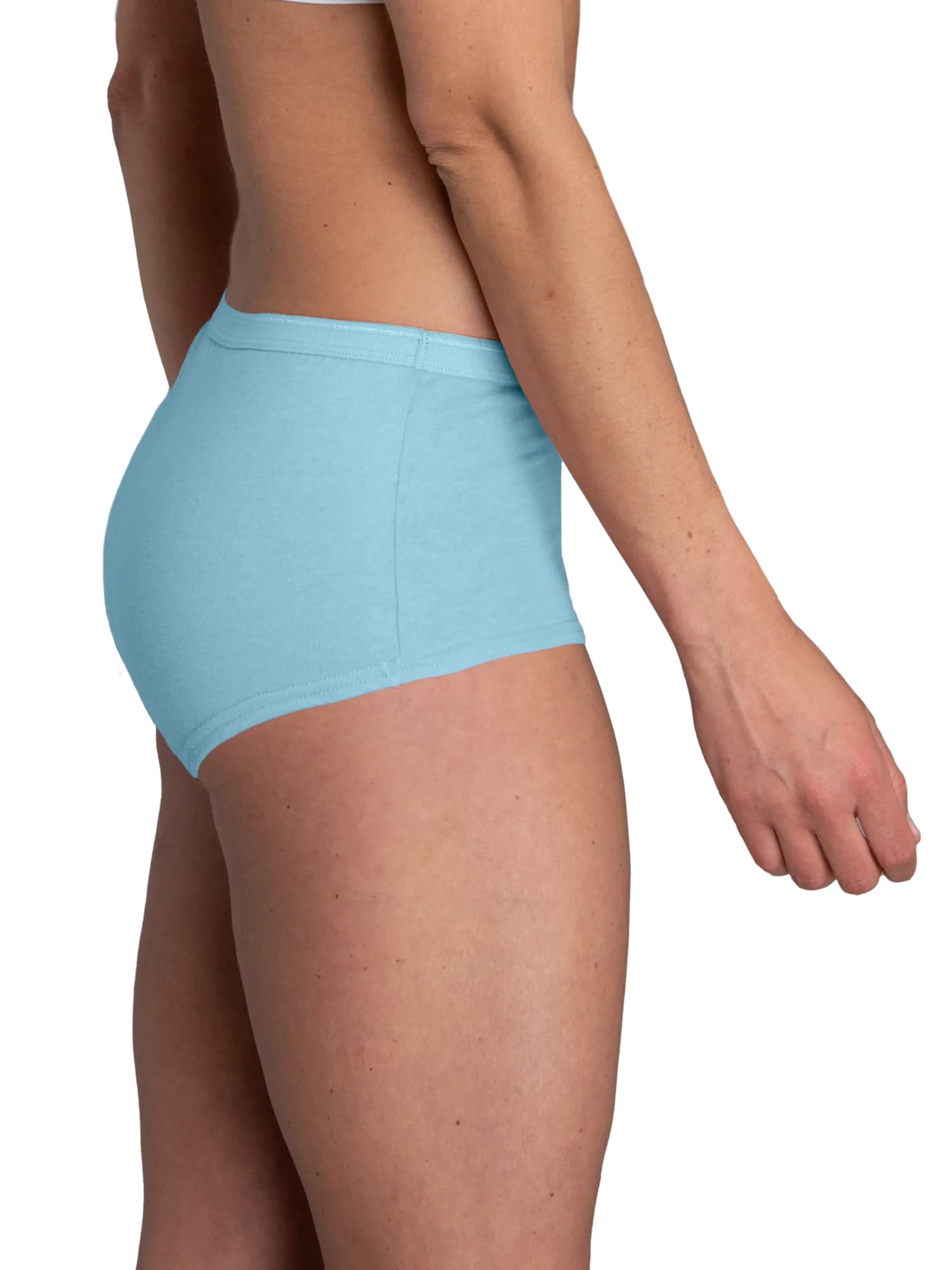 Fruit of the Loom Women's Cotton Boyshort Underwear, 6-Pack