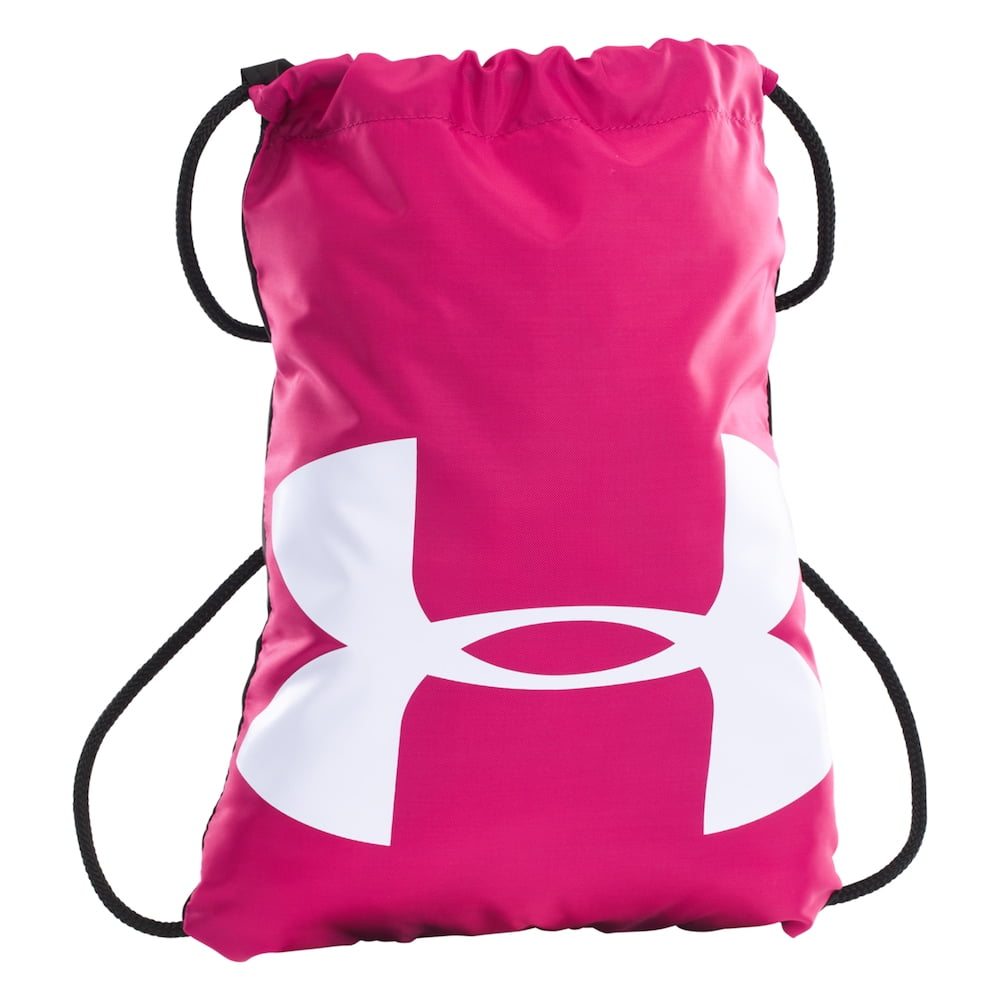 under armour drawstring bag pink