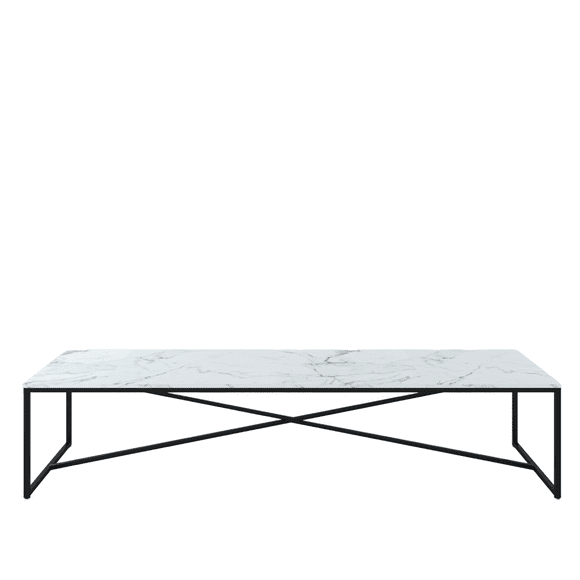 Mesa para TV MUJU YAAKUN Cubierta Marmol Carrara