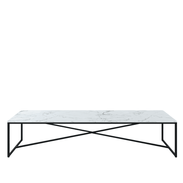 Mesa para TV MUJU YAAKUN Cubierta Marmol Carrara