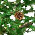 thumbnail image 4 of Northlight Pre-lit Christmas Tree with Pinecones and Burlap Base - 4' - Clear Lights, 4 of 8