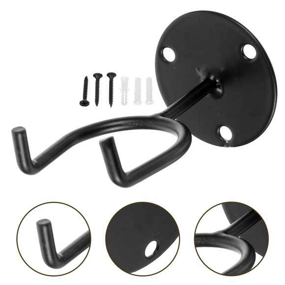 PENIKOKO Tennis Softball Rack Negro Para Montaje En Pared Práctico Y Duradero Para Pelotas