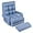 Blue, variant on GOFLAME Adjustable Folding Massage Lazy Sofa, Floor Chair Sofa, Padded Gaming Chair with Armrests and Pillow