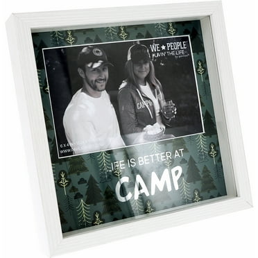 Camp - 7.5" Shadow Box Frame (Holds 6" x 4" Photo)