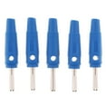 thumbnail image 2 of Tachiuwa 5Pieces 4mm Wire Audio Speaker Cable Banana Plug Connectors Adapter blue, 2 of 7