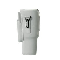 40oz Tumbler Cup Holder, Insulated Water Bottle Carrier with Handle, Handbag for Travel Gym Hiking Sports Accessories (Excluding Cup)