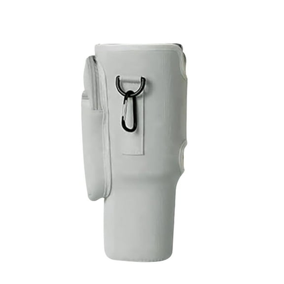 40oz Tumbler Cup Holder, Insulated Water Bottle Carrier with Handle, Handbag for Travel Gym Hiking Sports Accessories (Excluding Cup)