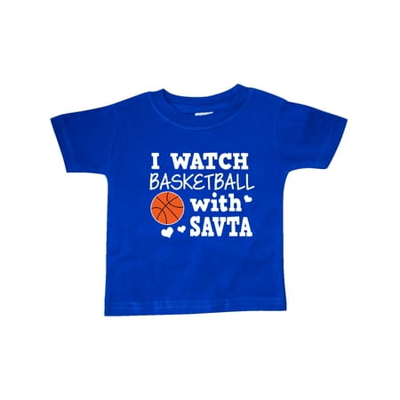 

Inktastic I Watch Basketball with Savta Gift Baby Boy T-Shirt