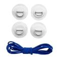 thumbnail image 3 of 4X Kayak Stainless Steel Replacement + 3.6m Blue Cord For PVC Rib White, 3 of 8