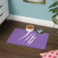 thumbnail image 4 of Effete Feline Claw Marks Scratch Pet Food Mat (12x18), 4 of 4