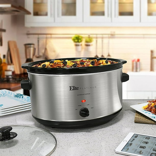 MaxiMatic Elite Platinum MST900V 8.5 Quart Stainless Steel Oval Slow