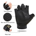 thumbnail image 3 of comerut 1 Pair Kids Outdoor Riding Non-slip Breathable Protective Half-finger Gloves, 3 of 3