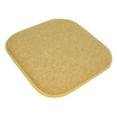 thumbnail image 3 of Alexis Memory Foam Indoor Non Slip Back 16" x 16" Universal Chair Pad Cushion, 6-Pack, Gold, 3 of 5