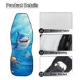 thumbnail image 5 of Chririnla Shark Car Seat Covers for Auto, Waterproof Seat Cushion Protector Set Elastic Polyester Fabric Car Front Seat Protector, 5 of 12