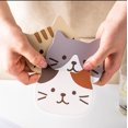 thumbnail image 3 of Posavasos lindo gato de 6 piezas - amarillo pequeño MFZFUKR CPB-DE-LYY1125-3, 3 of 5