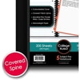 thumbnail image 3 of IQ+ Isolar 5-Sujet Poly Cover Wirebound Notebook, College Ru, 11 x 8.5 Inch Sheet Size, 200 Sheets, Red, 3 of 5