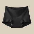thumbnail image 4 of Jamicy Women's Underwear Valentine's Day Gift Solid Color Boy Shorts Panties Ladies Cotton Underwear High Waisted Underpants, 4 of 5