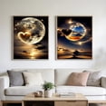 thumbnail image 4 of CSZPPQAF Moon Diamond Painting Kits,2-Pack Full Round Dril Diamond Art,11.8"×15.8",Relaxing Craft, 4 of 7