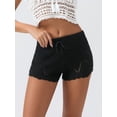 thumbnail image 6 of Michellecmm  Women Swimsuit Cover up Crochet Cutout Bikini Bottom Cover up Shorts, 6 of 9