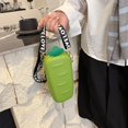 thumbnail image 5 of Crossbody Bag for Women, Carrot Fruit Shaped Shoulder Bag Purse with Removable Wide Strap Pu Leather Crossbody Bucket Bag Sports Bag for Daily Use, 5 of 7