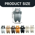 thumbnail image 2 of 1 Pcs Fun Cat Refrigerator Magnets, Realistic Cat Cartoon Creative 3D Magnetic Clasp Refrigerator Stick Cartoon Cute Cat Fridge Magnet Home Decoration Gift Home Decorations Gift, 2 of 7
