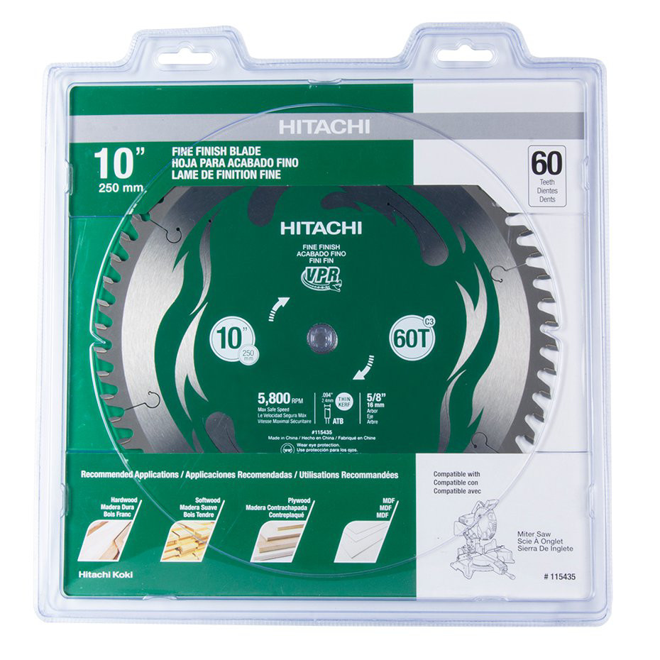 Hitachi 61/2in 18Tooth Carbide Circular Saw Blade