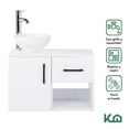 thumbnail image 2 of Mueble Gabinete Para Baño Con Ovalin y Monomando blanco, 2 of 8