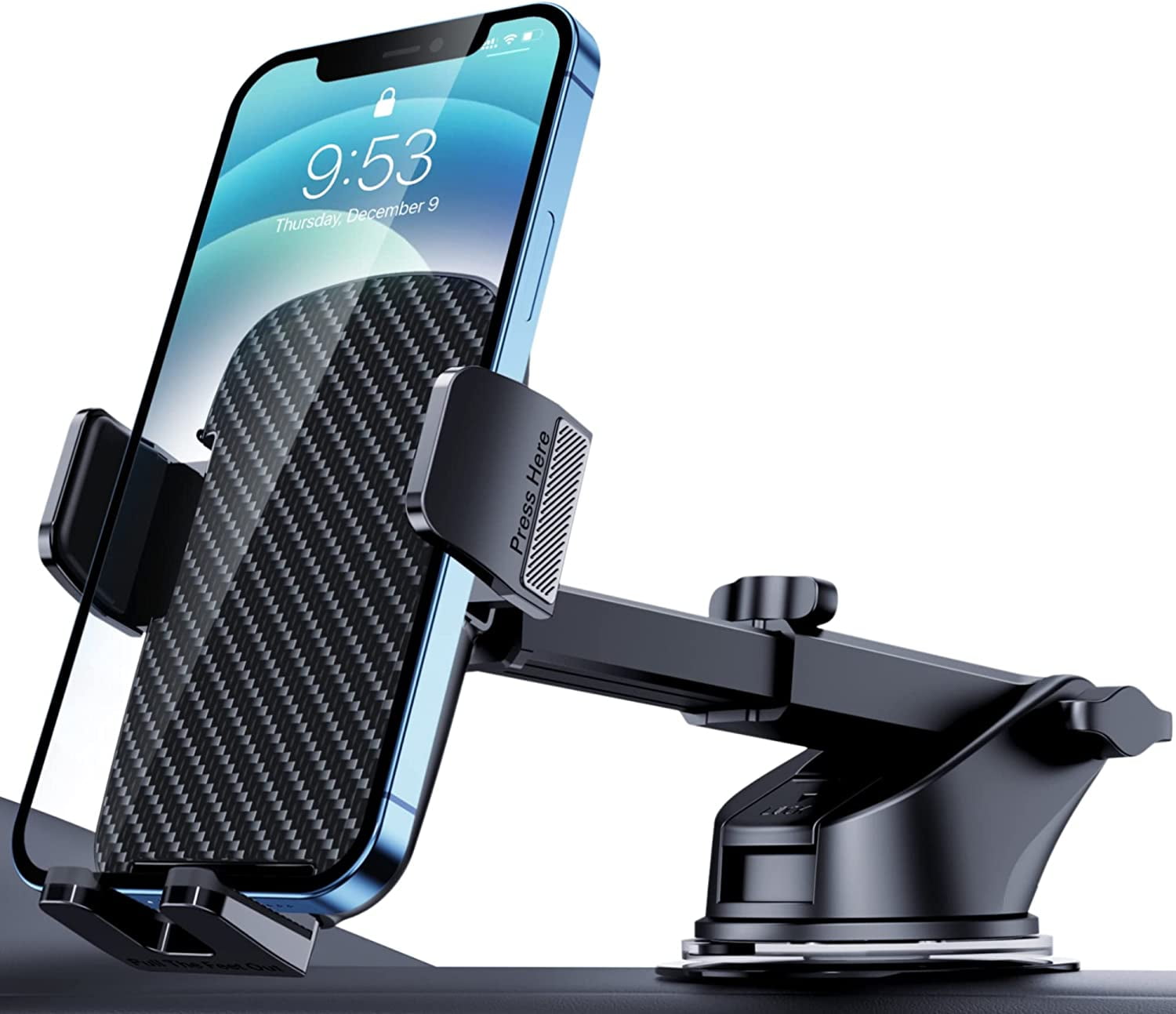 Phone Holder for Car [MilitaryGrade Suction] Phone Stand for Car Phone
