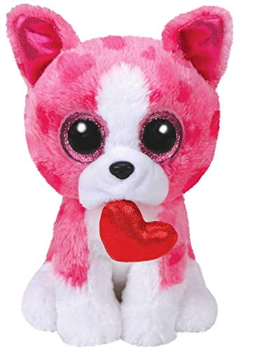 Details about    NEW 2 Avail! TY ROMEO Pink Puppy Dog 9" LARGE BEANIE BOO Easter Basket GIFT 