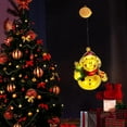 thumbnail image 4 of Window Christmas Lights Decorations, Battery Operated with Suction Cup Hook Hanging LED Light for Xmas Window Decoration Glass Wall Indoor Decor, Snow Men, 4 of 7