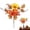 G, variant on Fall Faux Shrub for Outdoor, UV Resistant Mum Flowers Topiary Balls with Ground Spike,Fall Fake Bushes Tree for Porch Garden Pathway Autumn Decor Style A